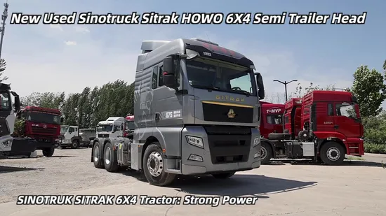 Camión tractor pesado de nueva tecnología con alta