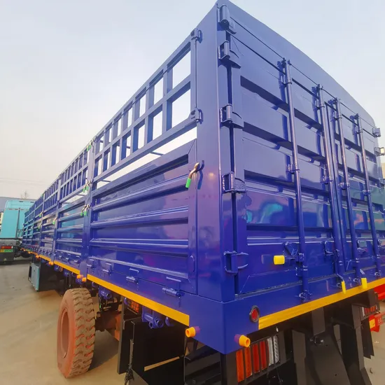 Semirremolque de pared lateral para vehículo de transporte de carga a granel de 2/3/4 ejes