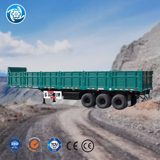 Semirremolque volquete conveniente para descargar carga a granel, ideal para sitios de construcción